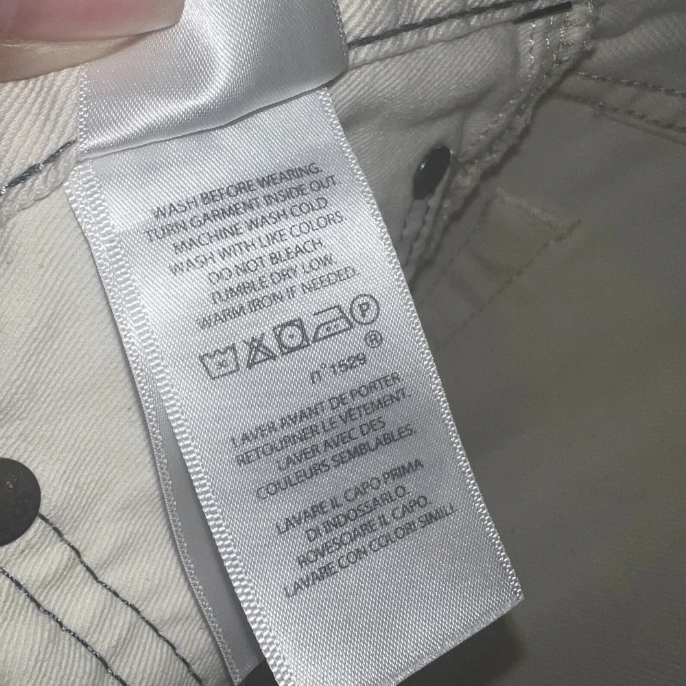 NOS Polo Ralph Lauren Repaired Jeans Men's 38 x 34 Cream The Sullivan Pants